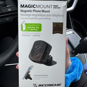 Scosche MagicMount Pop Magnetic Phone Mount - Black